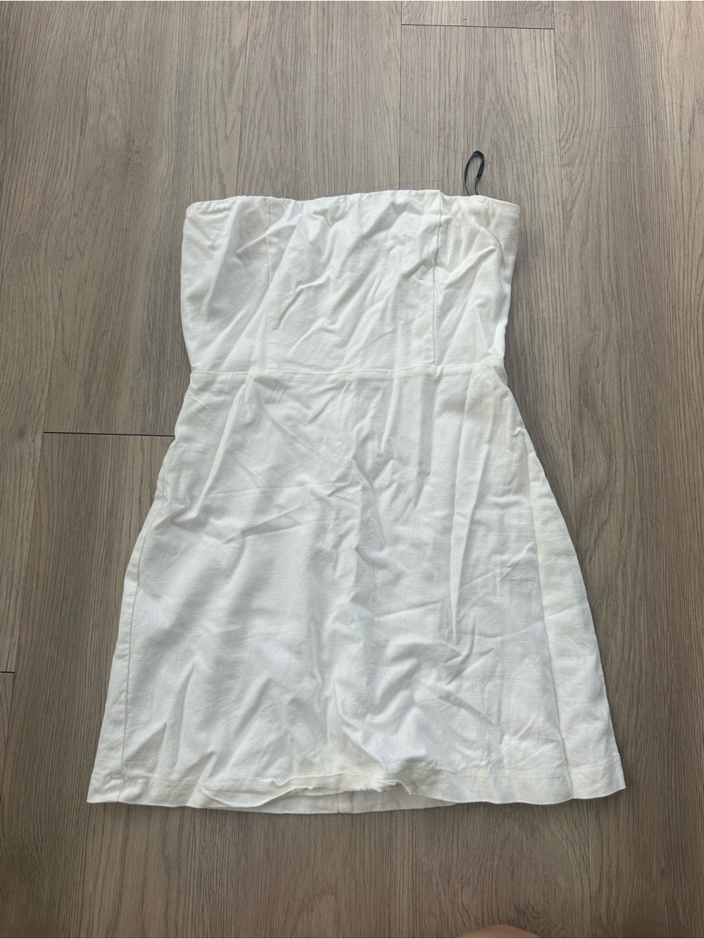 Forever 21 White Strapless Mini Dress